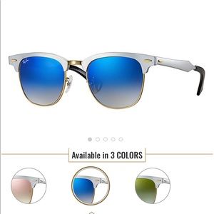 CLUBMASTER ALUMINUM FLASH LENSES GRADIENT Ray Ban